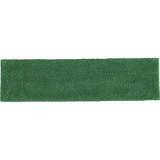 Rubbermaid Commercial Adaptable Flat Mop Microfiber Pad [PAD;MOP;FLAT;GRN;18"-CT]