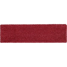 Rubbermaid Commercial Adaptable Flat Mop Microfiber Pad [PAD;MOP;FLAT;RED;18"-CT]