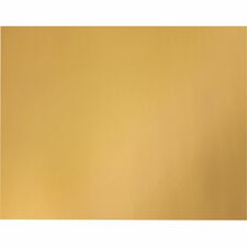 UCreate Metallic Poster Board - Classroom, Poster, Mounting, Project - 25 / Carton - Yellow