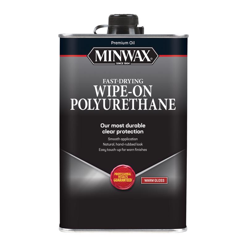 MINWAX - Minwax Wipe-On Poly Gloss Clear Polyurethane 1 qt - Case of 6