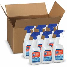 Spic and Span 3-in-1 Cleaner - 32 fl oz (1 quart) - Fresh Scent - 6 / Carton - Disinfectant, Streak-free - Blue
