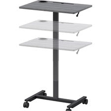 Lorell Height-adjustable Mobile Desk