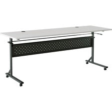 Lorell Shift 2.0 Flip and Nesting Mobile Table [TABLE;FLIPPER;72X24;GY-EA]