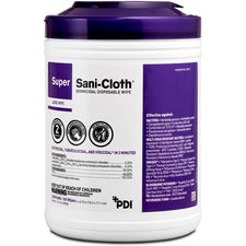 PDI Super Sani-Cloth Germicidal Disposable Wipe [WIPE;SUPER SANI-CLOTH;LG-EA]