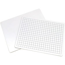 Pacon Dry-Erase Lapboard - 12" (1 ft) Width x 9" (0.8 ft) Height - White Melamine Surface - 25 / Pack [LAPBRD;DRYERASE;GRD;9X12;25CT-PK]