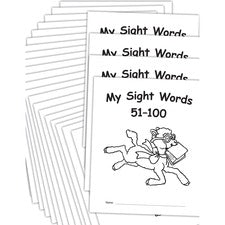 Teacher Created Resources My Own Books Sight Words Pack Printed Book - Book [SET;BKS;SGHTWRDS;51-100;25PK-PK]