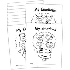 Teacher Created Resources My Own Books: My Emotions Printed Book - Book [SET;BOOKS;MY EMOTIONS;10PK-PK]