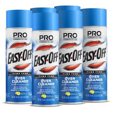 Professional Easy-Off Fume Free Over Cleaner - 24 oz (1.50 lb) - Lemon Scent - 6 / Carton - Fume-free - White