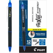 FriXion Synergy Clicker Erasable Gel Pen [PEN;GEL;FX;SYNERGY;.5;BLU-DZ]