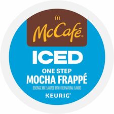 McCaf&eacute;&reg; K-Cup Iced One-Step Mocha Frappe - Compatible with Keurig Brewer - Medium - 20 / Box