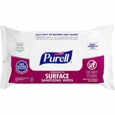 PURELL&reg; Foodservice Surface Sanitizing Wipes - White - 72 / Pack