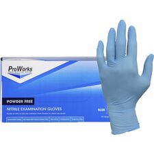 ProWorks NPF Nitrile Powder Free Exam Gloves [GLOVE;NITRILE;EXAM;5.5M;L-CT]