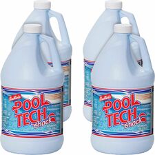 KIK Custom Liquid Pool Tech Shock - 128 fl oz (4 quart) - 4 / Carton - Blue