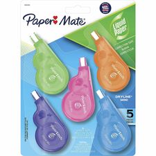 Paper Mate Dryline Mini Grip Correction Tape [TAPE;CORRECTION;DRYLINE;MINI;5-PK]
