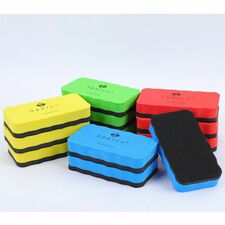 Sparco Magnetic Whiteboard Erasers - Magnetic - Assorted - EVA Foam - 12 / Box