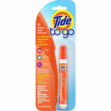 Tide To Go Stain Remover Pen - 0.34 oz (0.02 lb) - 1 Each - Phosphate-free, Machine Washable, Bleach-free - Orange