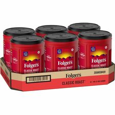Folgers&reg; Ground Canister Classic Roast Coffee - Medium - 35 / Pallet