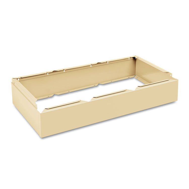 Tennsco - Three Wide Closed Locker Base, 36w x 18d x 6h, Sand