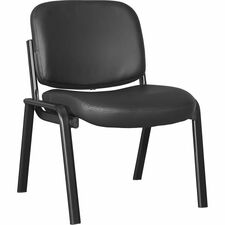 Lorell Deluxe Leather 4-Leg Guest Chair [CHAIR;GUEST;4LEG;ARMLESS;LTHR-EA]