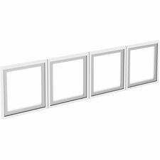 Lorell Wall-Mount Hutch Frosted Glass Door - Finish: Frost - For Hutch, Office [DOORS;F/60" HUTCH;GLASS-ST]