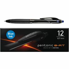 Pen-Tab Retractable Ballpoint Pens [PEN;BP;RETRACT;0.7MM;BE;12/BX-DZ]