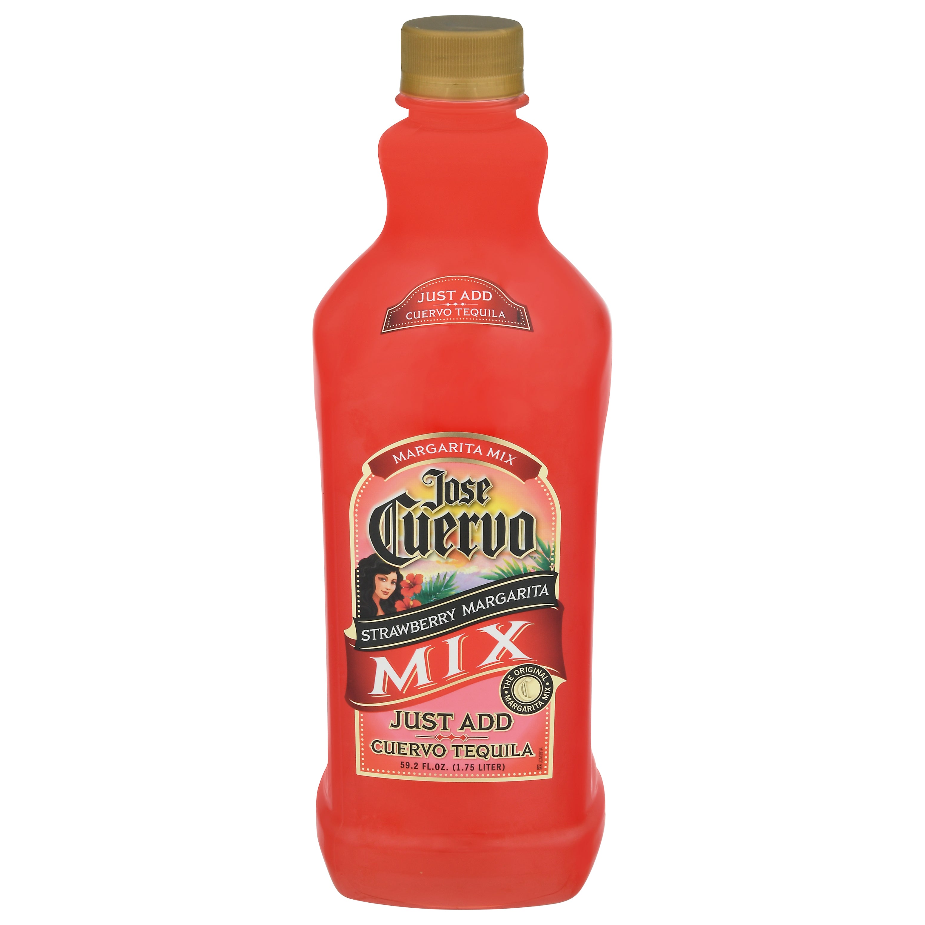 Jose Cuervo Strawberry Margarita Mix 59.2 fl oz - Case of 6