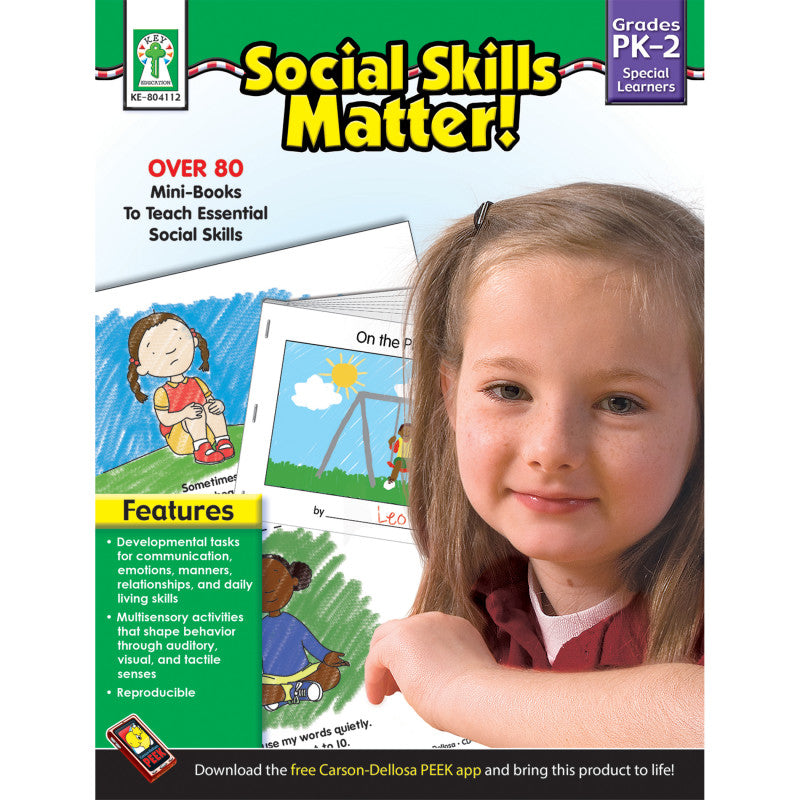 KEY EDUCATION PUBLISHING - Social Skills Matter! Resource Book, Grade PK-2, Paperback