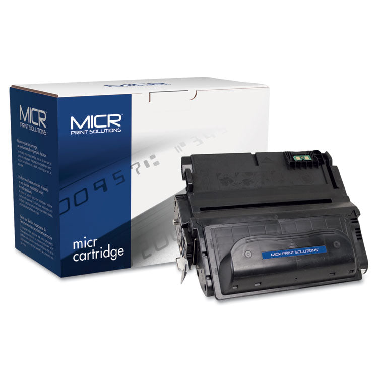 MICR Print Solutions - Compatible Q1338A(M) (38AM) MICR Toner, 12,000 Page-Yield, Black