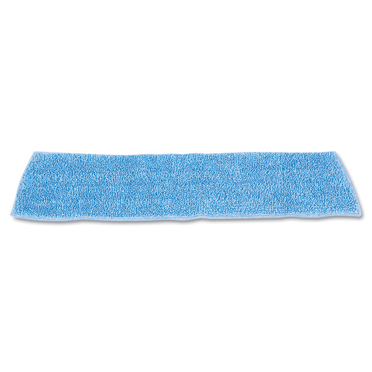 Rubbermaid Commercial - Economy Wet Mopping Pad, Microfiber, 18", Blue, 12/Carton