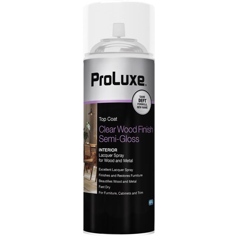 DEFT - Deft Semi-Gloss Clear Oil-Based Wood Finish Lacquer Spray 12.25 oz - Case of 6