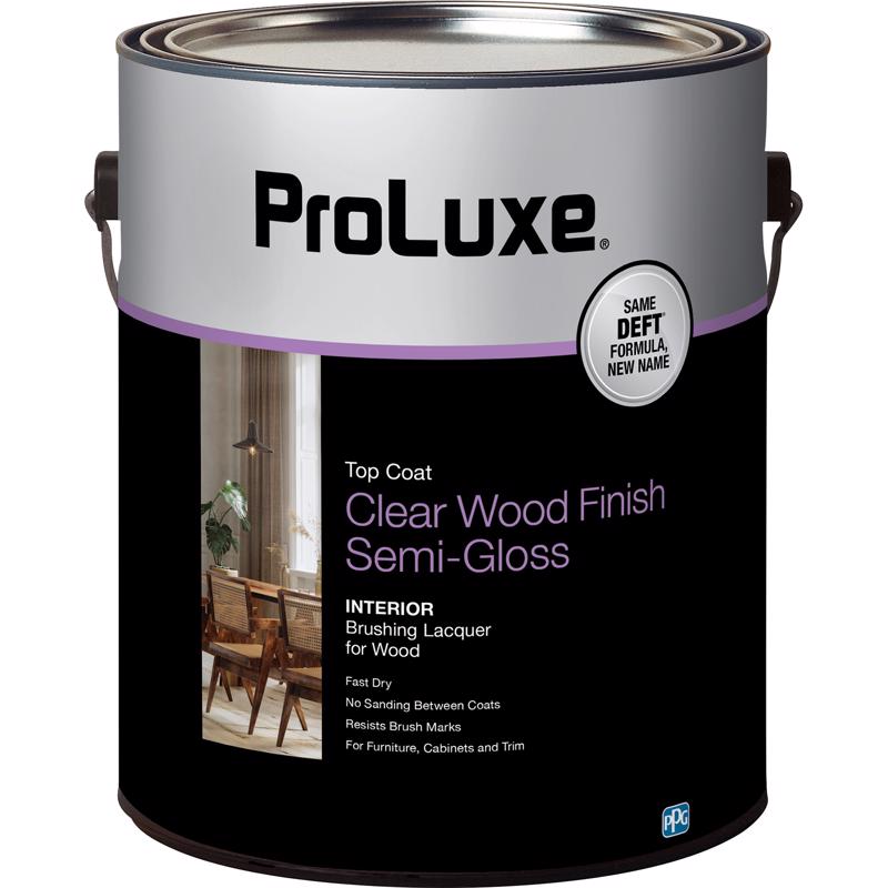 PROLUXE - ProLuxe Semi-Gloss Clear Oil-Based Brushing Lacquer 1 gal - Case of 4