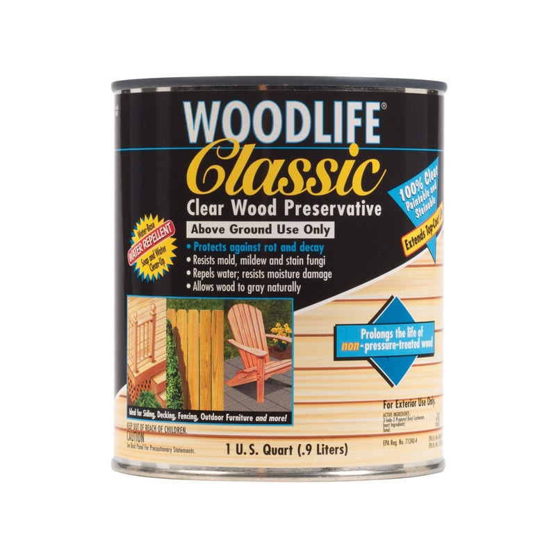 WOODLIFE - Wolman Woodlife Clear Water-Based Wood Preservative 1 qt