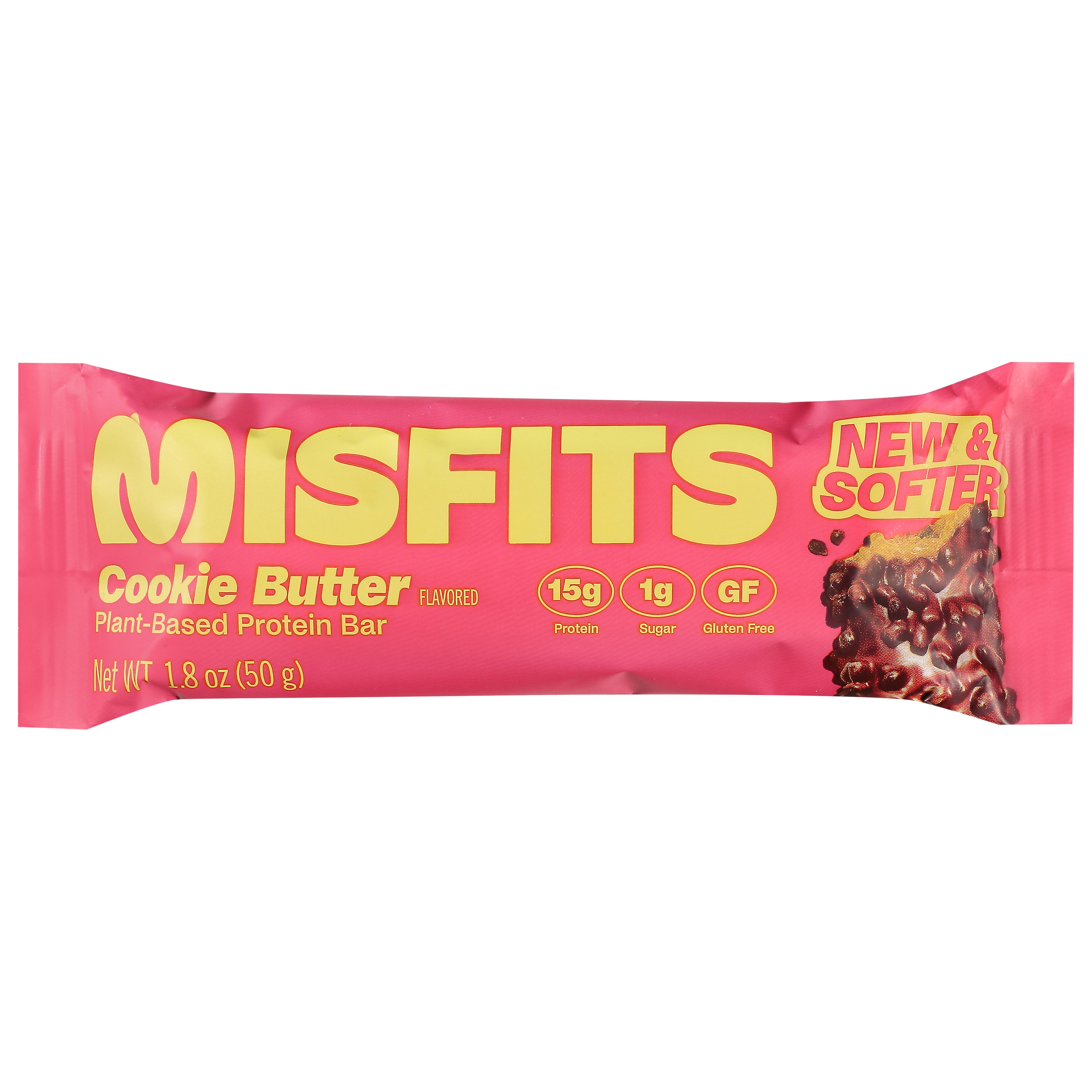 Misfits Plant-Based Cooked Butter Protein Bar 1.8 oz - Case of 12