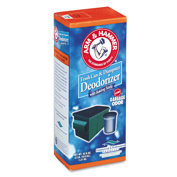Arm & Hammer - Trash Can and Dumpster Deodorizer, Sprinkle Top, Original, 42.6 oz Powder