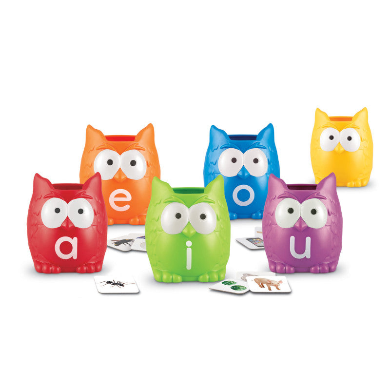 LEARNING RESOURCES - Vowel Owls™ Sorting Set
