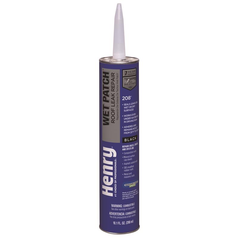 WET PATCH - Henry Wet Patch Black Asphalt All-Weather Roof Cement 10.1 oz [HE208004]