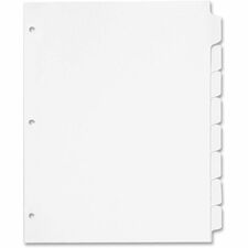 Cardinal Write 'N Erase Mylar Tab Dividers [DIVIDERS;WRITE&ERASE;8TB;WE-ST]