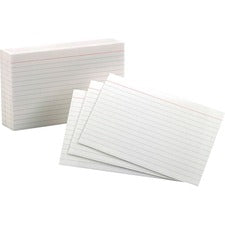 Oxford Ruled Index Cards [CARD;INDEX;RULED;4X6;8PT;WE-PK]