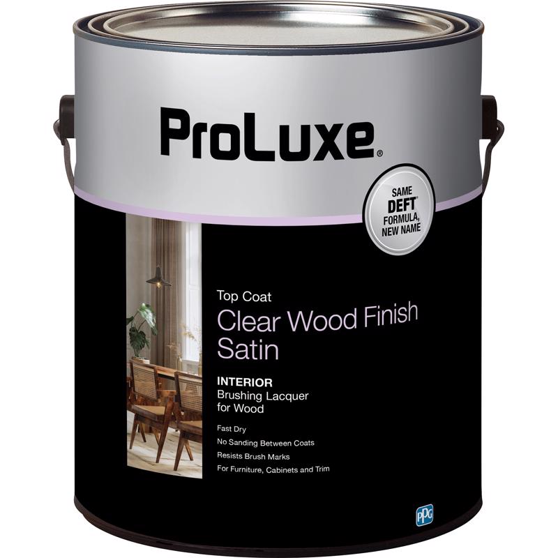 PROLUXE - ProLuxe Satin Clear Oil-Based Acrylic Brushing Lacquer 1 gal - Case of 4