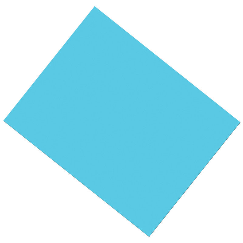 UCREATE - Coated Poster Board, Light Blue, 22" x 28", 25 Sheets