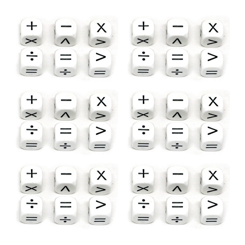 KOPLOW GAMES - Operators Dice, 6 Per Set, 6 Sets
