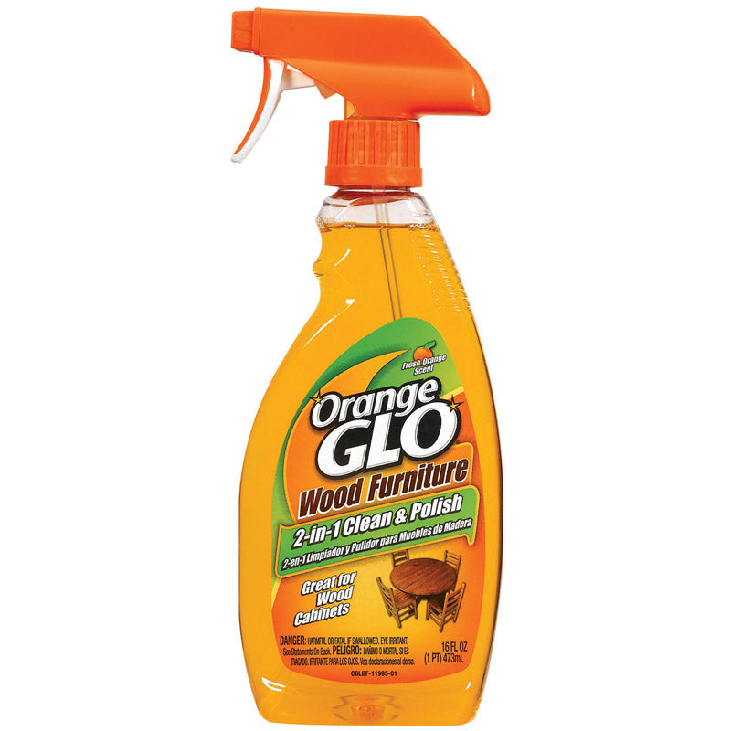 ORANGE GLO - Orange Glo Orange Scent Wood Cleaner and Polish 16 oz Liquid - Case of 6