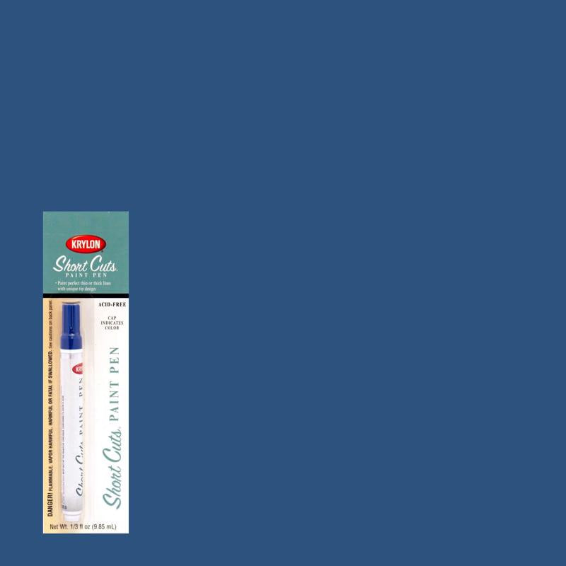 KRYLON - Krylon Short Cuts Ocean Blue Paint Pen Interior 0.33 oz - Case of 6