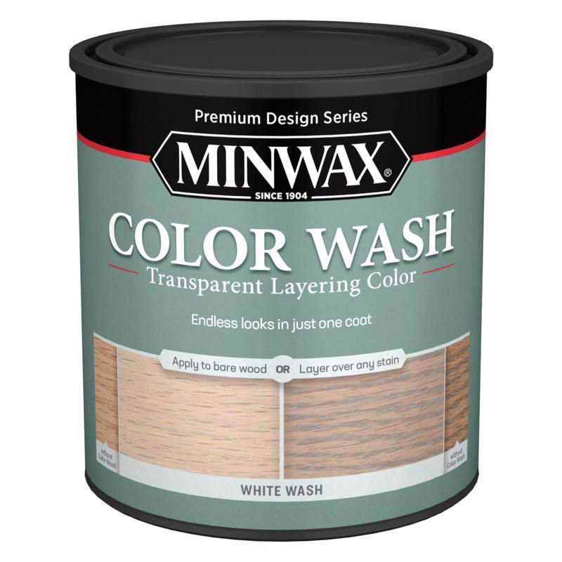 MINWAX - Minwax Transparent White Wash Water-Based Wood Stain 1 qt