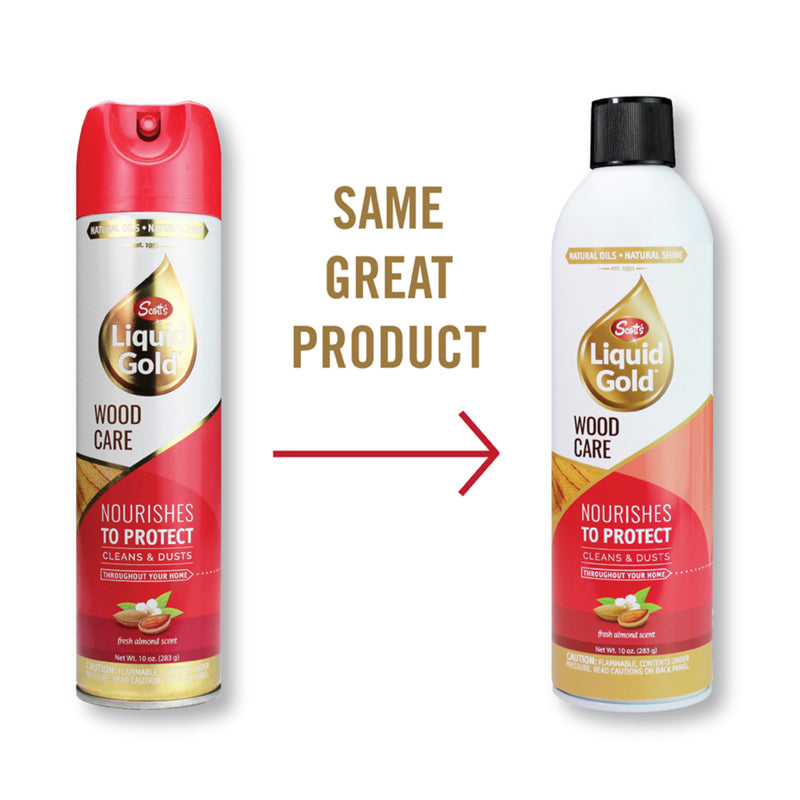 SCOTTS - Scotts Liquid Gold Almond Scent Wood Cleaner and Preservative 10 oz Spray - Case of 6