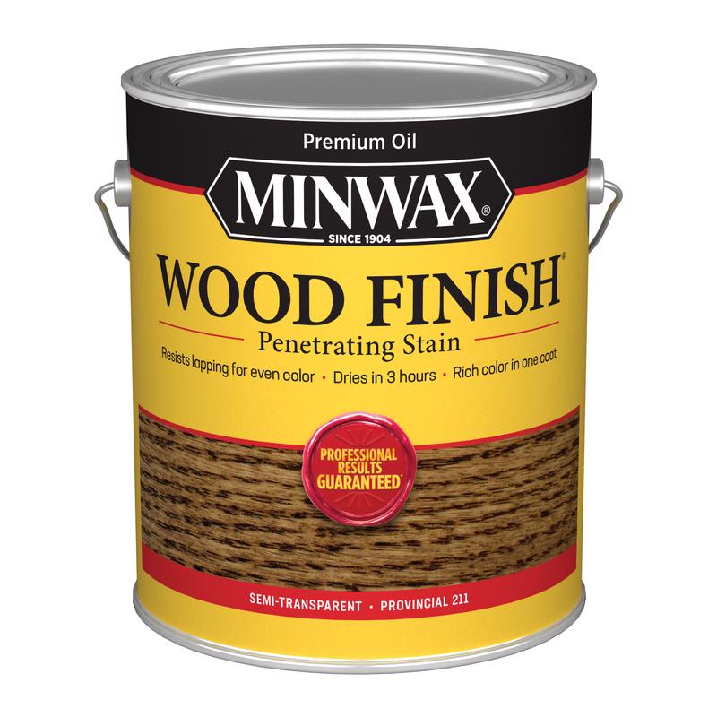 MINWAX - Minwax Wood Finish Semi-Transparent Provincial Oil-Based Penetrating Stain 1 gal - Case of 2