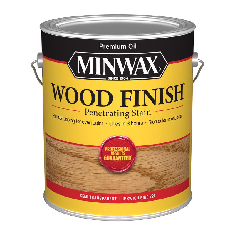 MINWAX - Minwax Wood Finish Semi-Transparent Ipswich Pine Oil-Based Penetrating Stain 1 gal - Case of 2