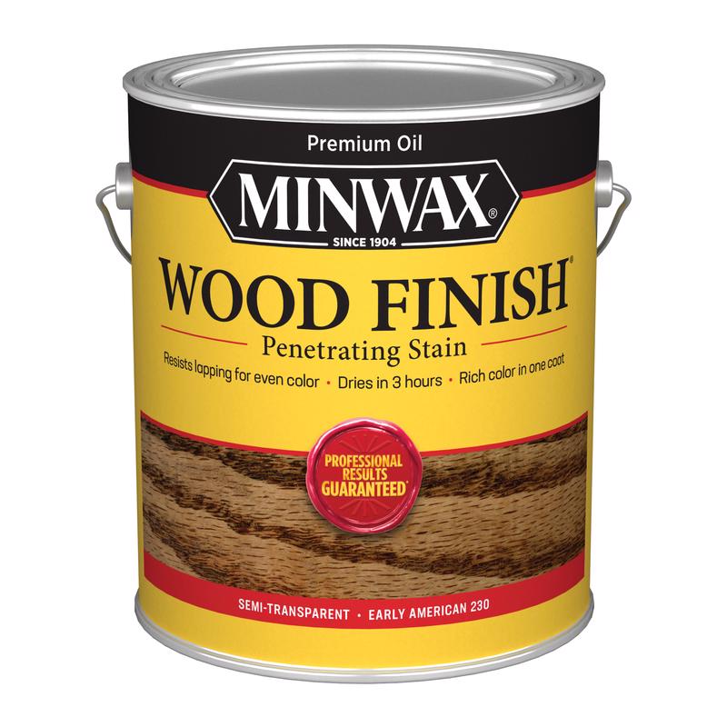 MINWAX - Minwax Wood Finish Semi-Transparent Early American Oil-Based Penetrating Stain 1 gal - Case of 2