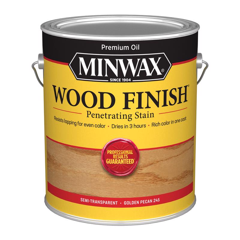 MINWAX - Minwax Wood Finish Semi-Transparent Golden Pecan Oil-Based Penetrating Stain 1 gal - Case of 2