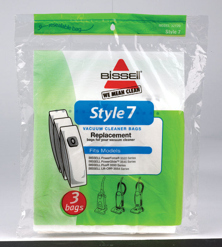 BISSELL - Bissell Vacuum Bag For Upright Vacuums 3 pk